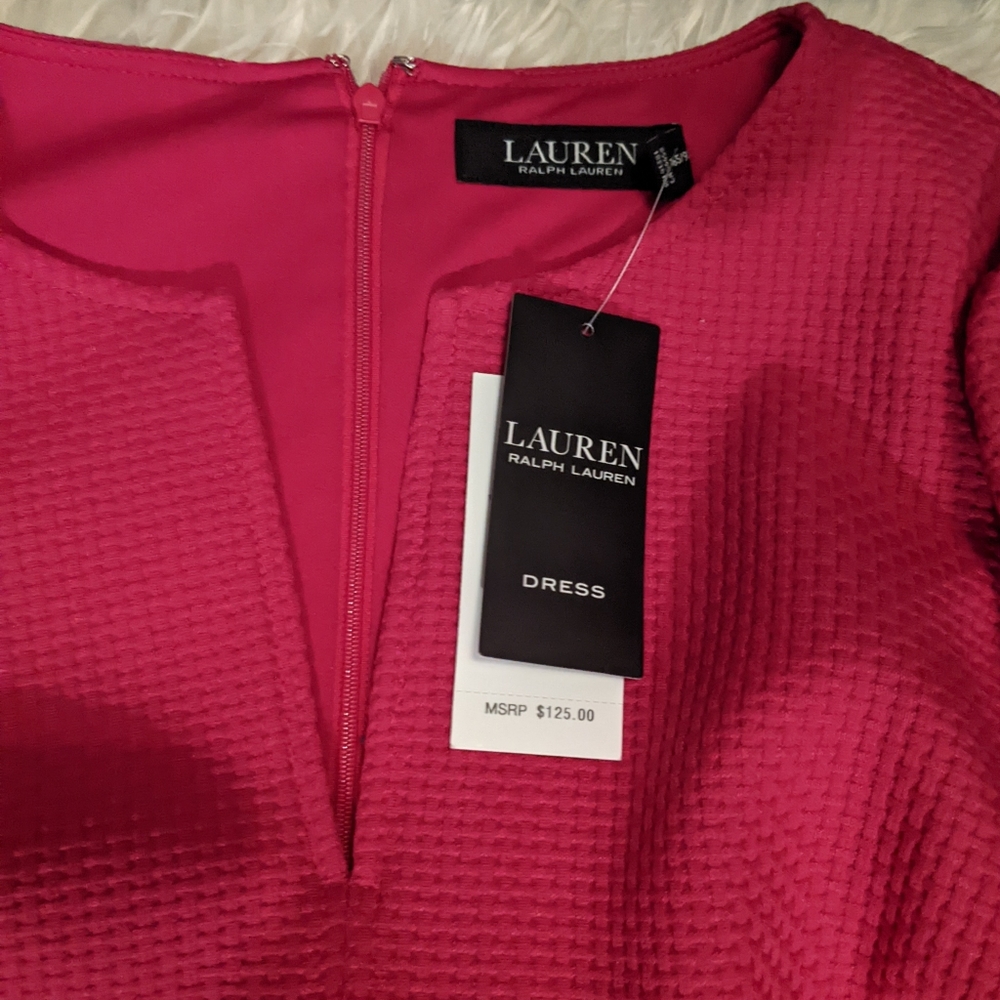 Ralph Lauren PINK dress NWT size 6
